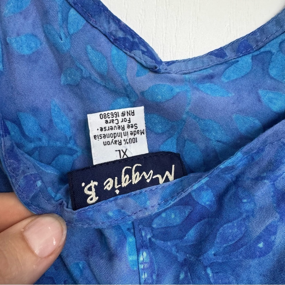Elegant Blue High Low Dress - Picture 5 of 5
